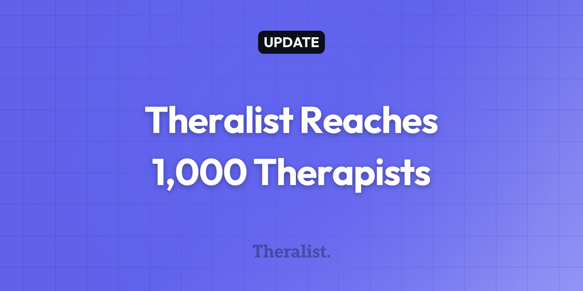 Theralist Reaches 1,000 Therapists, Expanding Mental Health Access Across Canada
